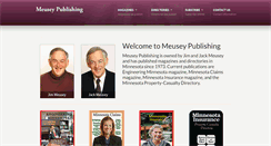 Desktop Screenshot of meuseypublishing.com